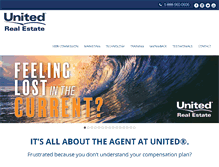 Tablet Screenshot of joinunitedrealestate.com